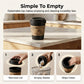 Creative Coffee Cup Style Desktop Trash Can