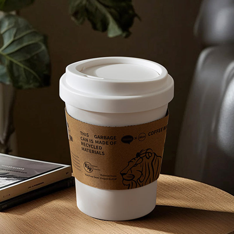 Creative Coffee Cup Style Desktop Trash Can