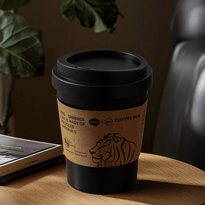 Creative Coffee Cup Style Desktop Trash Can