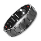 🔥 LIMITED TIME: 50% OFF! ⚽ Men's Magnetic Soccer Bracelet – Hexagonal Pattern, Stainless Steel & Energy Stones ✨