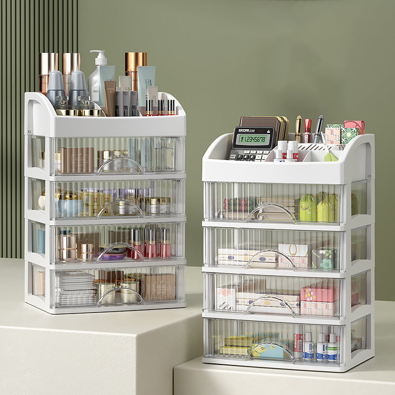 ⏰Limited-time 50% off💄✨Stackable Desktop Organizer with Clear Drawers