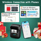 Creative Gift - Portable Wireless Thermal Label Maker Printer
