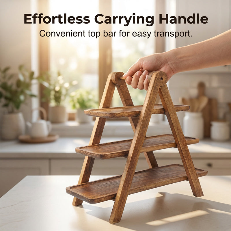 🔥50% OFF🔥3-Tier Wooden Serving Tray