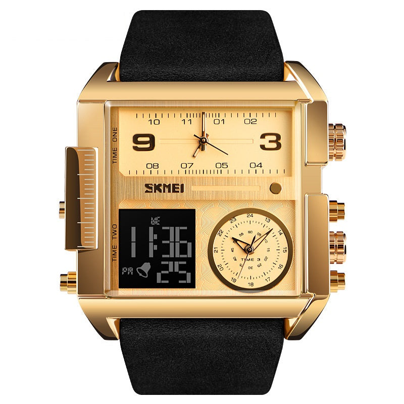 📢📢50% OFF !! ⏰50mm Oversized Sport Watch – Dual movement, luminous hands, water resistant. Easy to read, built to last. Great value for sports & work. 🛡️⌚