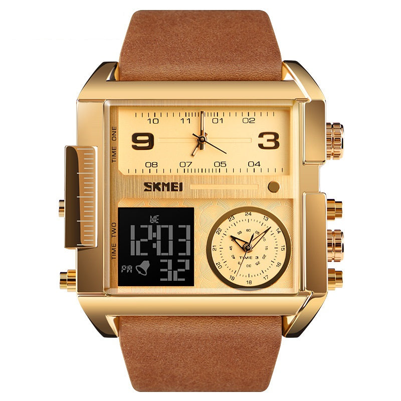 📢📢50% OFF !! ⏰50mm Oversized Sport Watch – Dual movement, luminous hands, water resistant. Easy to read, built to last. Great value for sports & work. 🛡️⌚