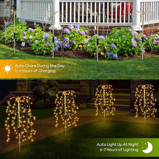 💐50% OFF ! Solar Garden Lights – Warm & Inviting Glow for Patio ✨🏠【Limited Offer】