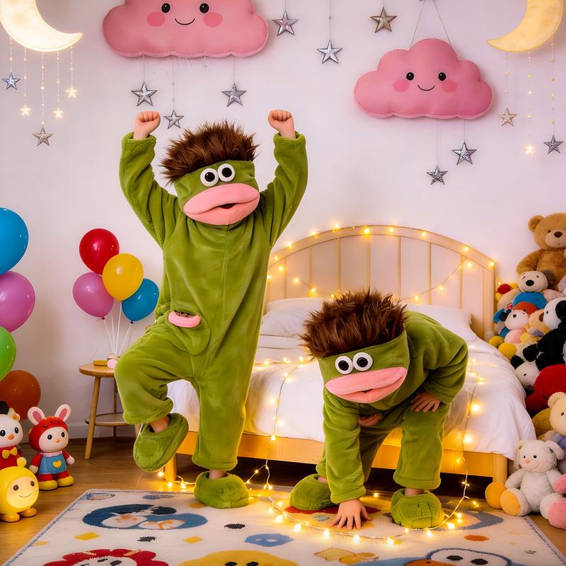 Cozy Coral Fleece Character Pajamas