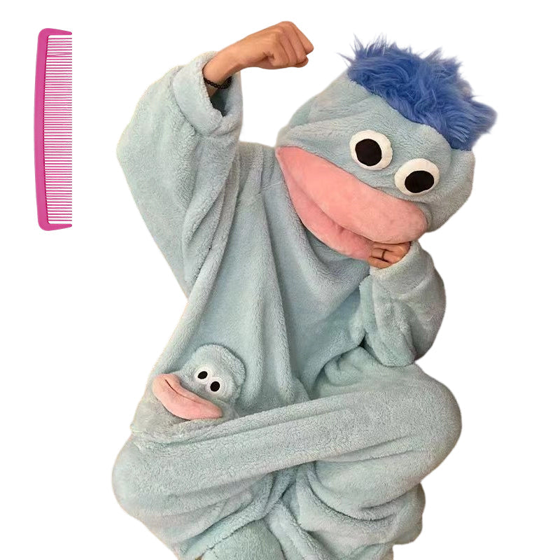Cozy Coral Fleece Character Pajamas
