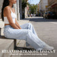 Bow Embroidered High-Waist Straight-Leg Jeans
