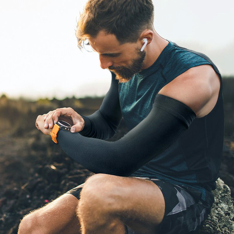 Cooling UV Protection Sports Compression Sleeves