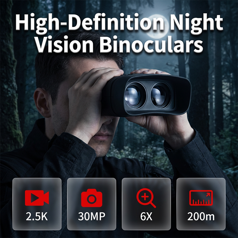 Digital Night Vision Binoculars with HD Photo & Video Recording