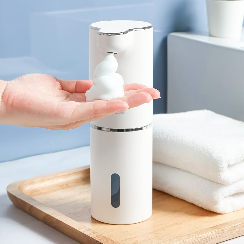 ⏳SAVE - 50%🧼 Automatic Foaming Soap Dispenser – Easy Foaming Hand Soap Dispenser for Bathroom, Kitchen & Home ✨