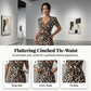 🔥New Sale 50% OFF✨Leopard Print V-Neck Wide-Leg Jumpsuit