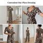 🔥New Sale 50% OFF✨Leopard Print V-Neck Wide-Leg Jumpsuit