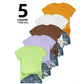 🔥2026 Hot sale 57% OFF🔥5-Pack Versatile Solid Color T-Shirt