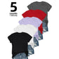 🔥2026 Hot sale 57% OFF🔥5-Pack Versatile Solid Color T-Shirt