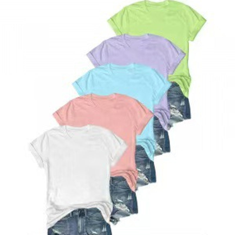 🔥2026 Hot sale 57% OFF🔥5-Pack Versatile Solid Color T-Shirt