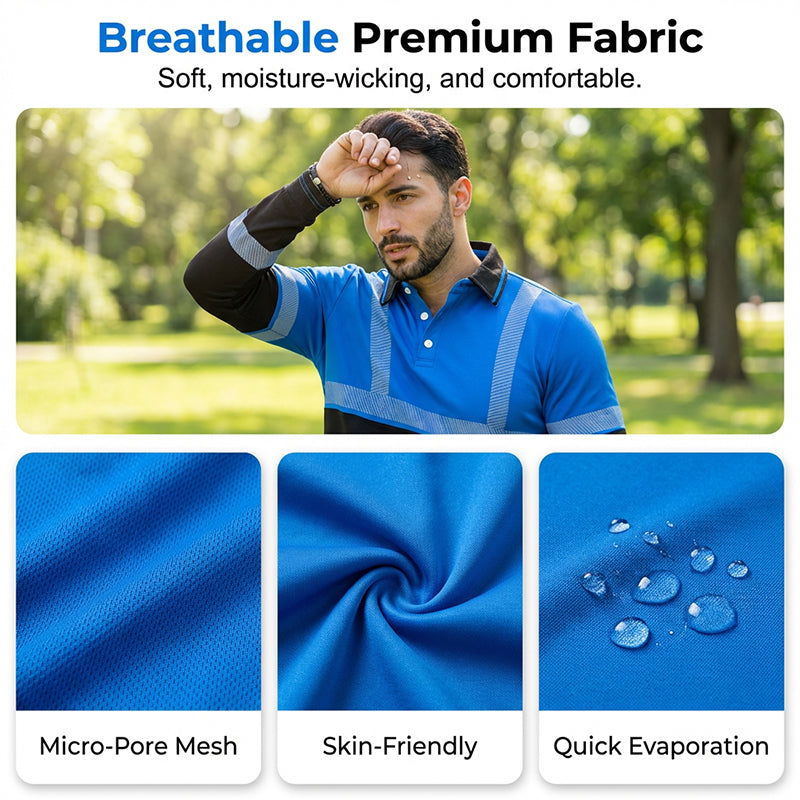 Men's Long Sleeve High-Visibility Shirt