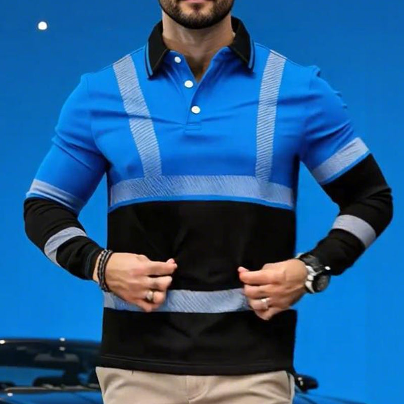 Men's Long Sleeve High-Visibility Shirt