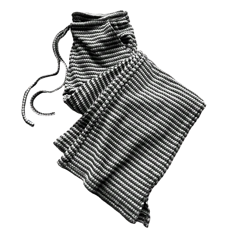 🌸 LIMITED TIME 50% OFF! ✨Women's Striped Drawstring Wide-Leg Pants