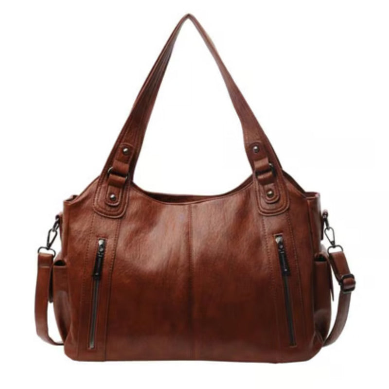 Women's Punk Style Studded Decor Tote Bag