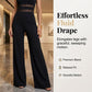 👯 LIMITED TIME 50% OFF! ✨ One-Shoulder Mesh Panel Wide-Leg Jumpsuit – Sculpting, Elegant, Alluring 💃