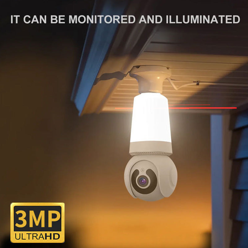 Smart WiFi Security Camera with Light