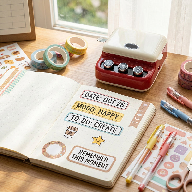 📢📢50% OFF !! ⏰Portable Bluetooth Label Maker