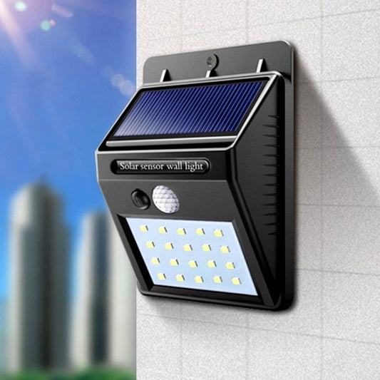 Solar Powered Motion Sensor Wall Light