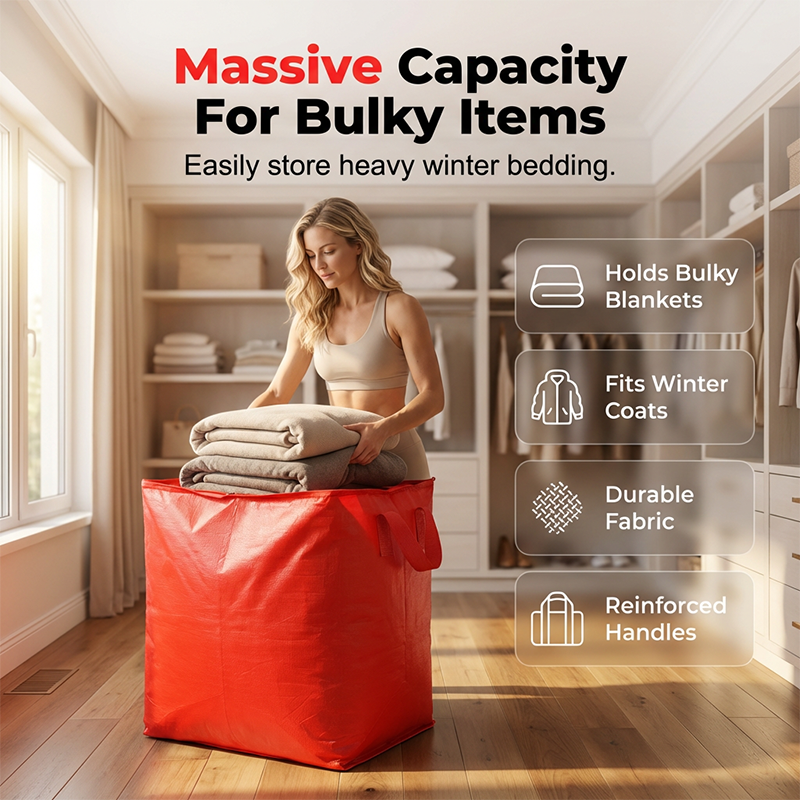 📦 50% OFF NOW! 🧳 Collapsible Storage & Moving Bag – Heavy-Duty, Large Capacity & Perfect for Organising, House Moves & Travel ✈️✨