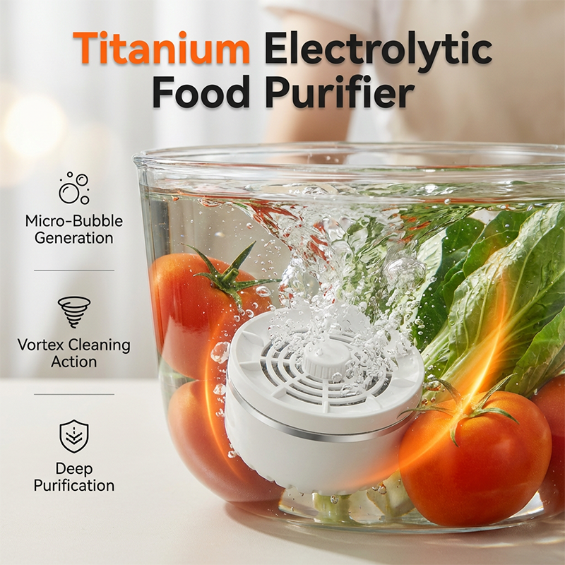 Electrolytic Food Purifier with Titanium Plates