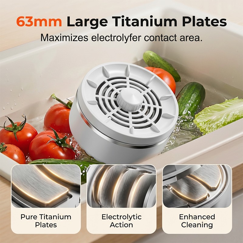 Electrolytic Food Purifier with Titanium Plates