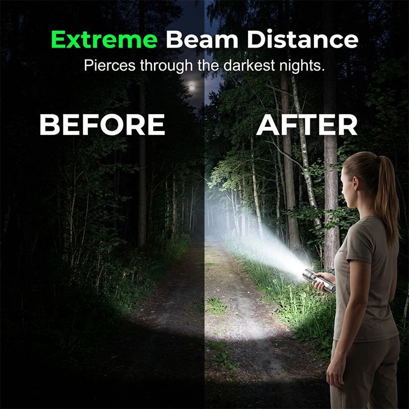 🔥While Supplies Last 50% OFF!🎉 Long-Range Zoomable Flashlight
