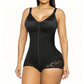 Women's Tummy Control Zip-Up Shapewear Bodysuit