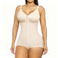 Women's Tummy Control Zip-Up Shapewear Bodysuit
