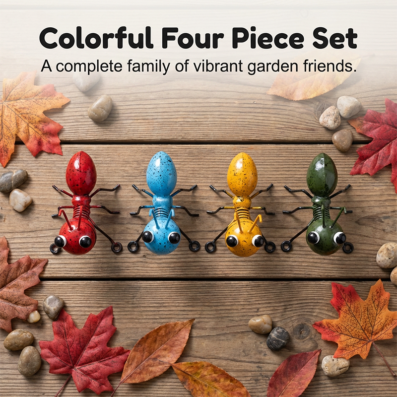 🐜💚 Colorful Ant Yard Statue – Quirky, Rust-Free, Brings a Smile to Your Garden Every Day 😊🌿