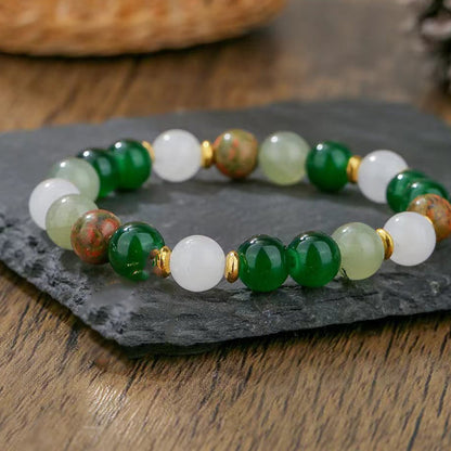 Women’s Delicate Natural Stone Bead Bracelet