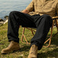 👖50% OFF! ✨ Men's Cotton Linen Cargo Pants with Drawstring Waist – Breathable, Relaxed Fit, Multi-Pocket 🏔️