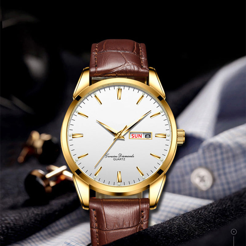Men's Classic Dress Watch with Day-Date