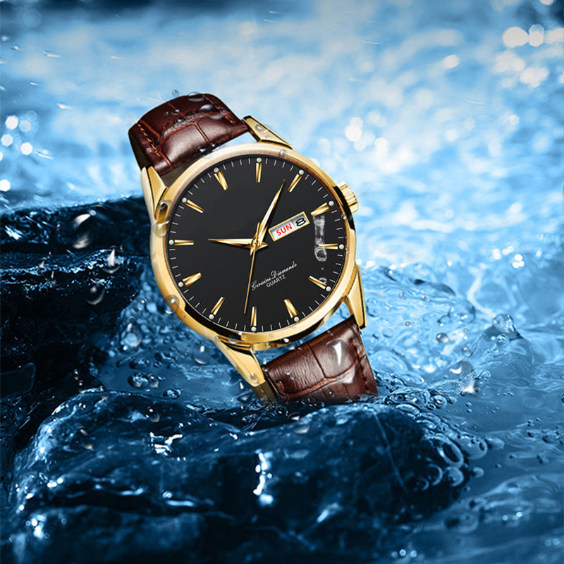 Men's Classic Dress Watch with Day-Date