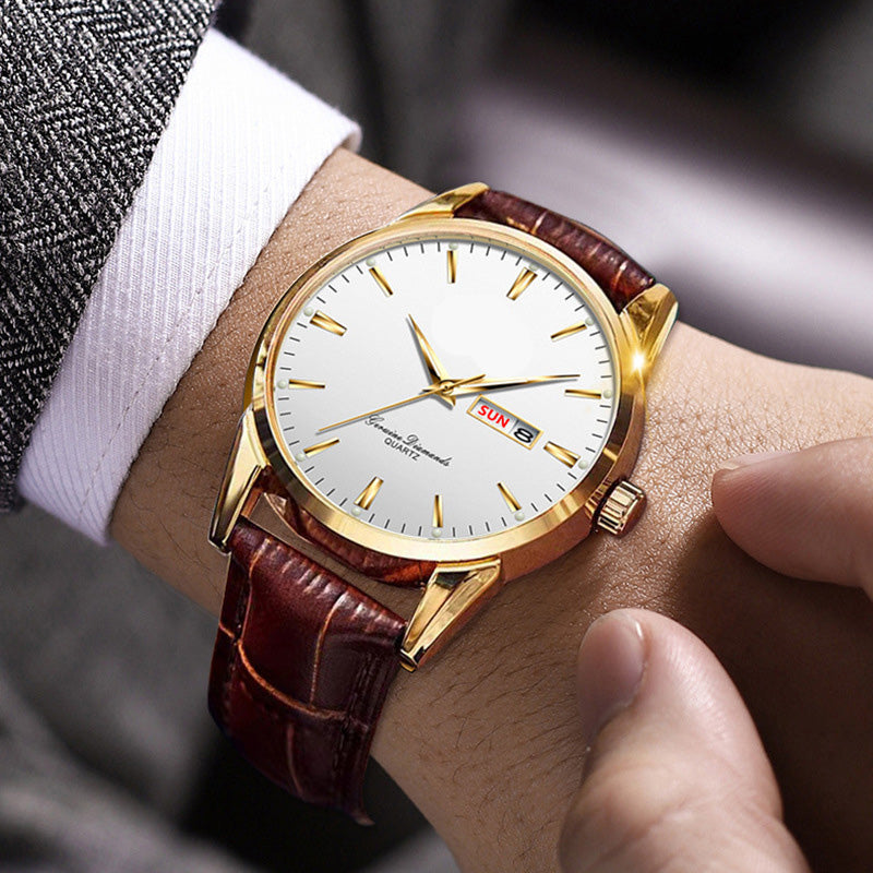 Men's Classic Dress Watch with Day-Date