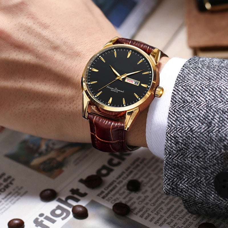 Men's Classic Dress Watch with Day-Date