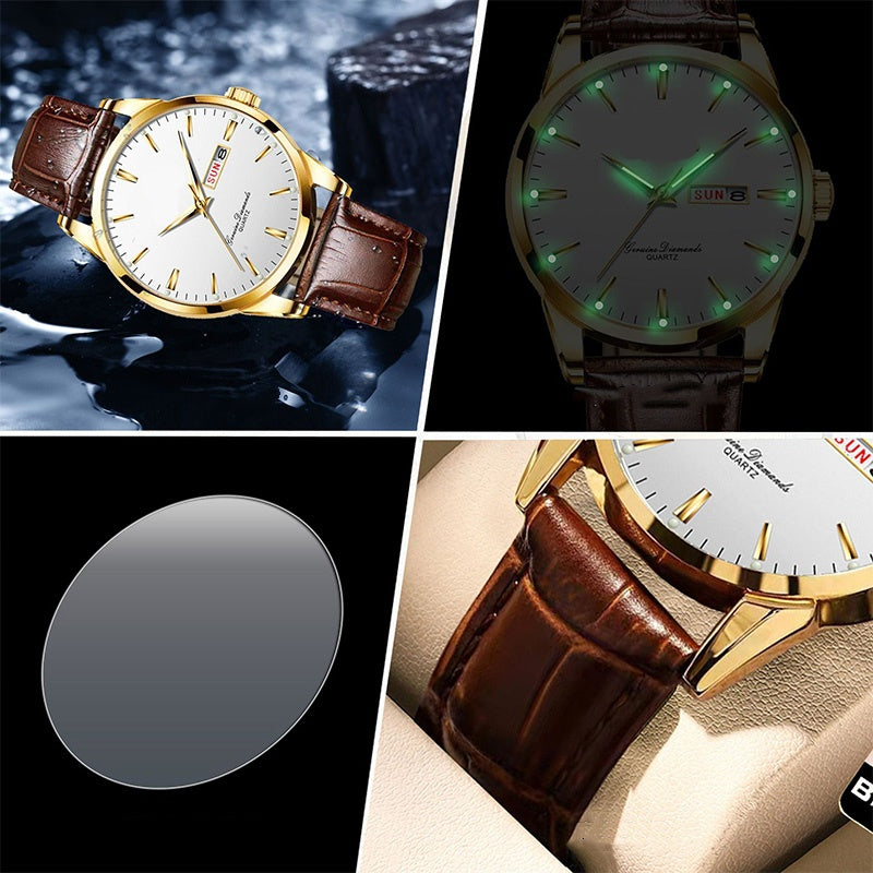 Men's Classic Dress Watch with Day-Date