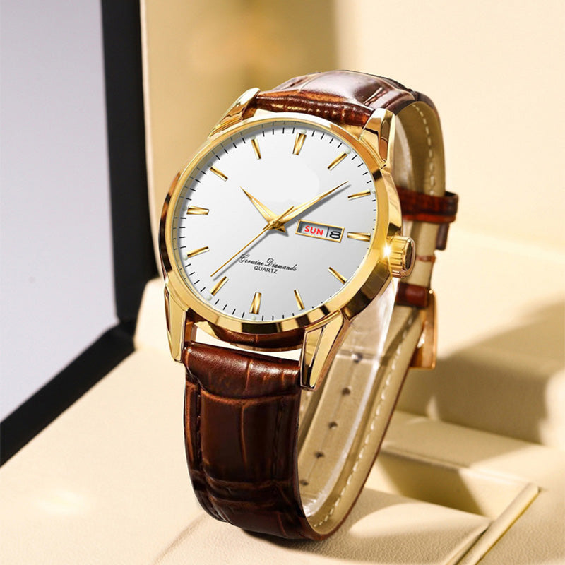 Men's Classic Dress Watch with Day-Date