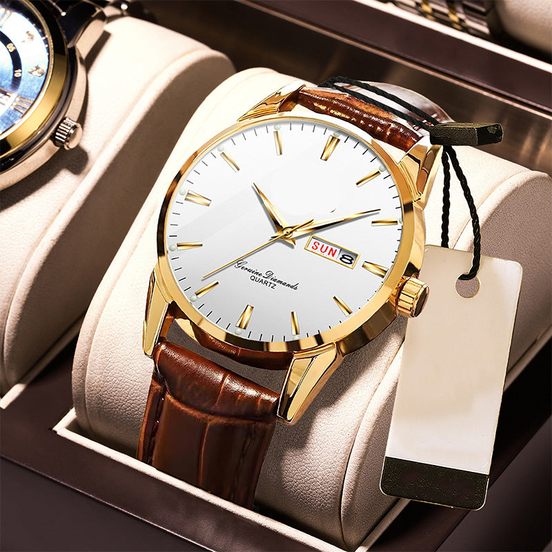 Men's Classic Dress Watch with Day-Date