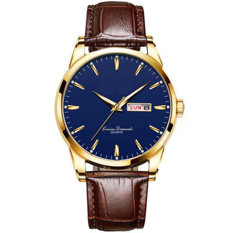 Men's Classic Dress Watch with Day-Date