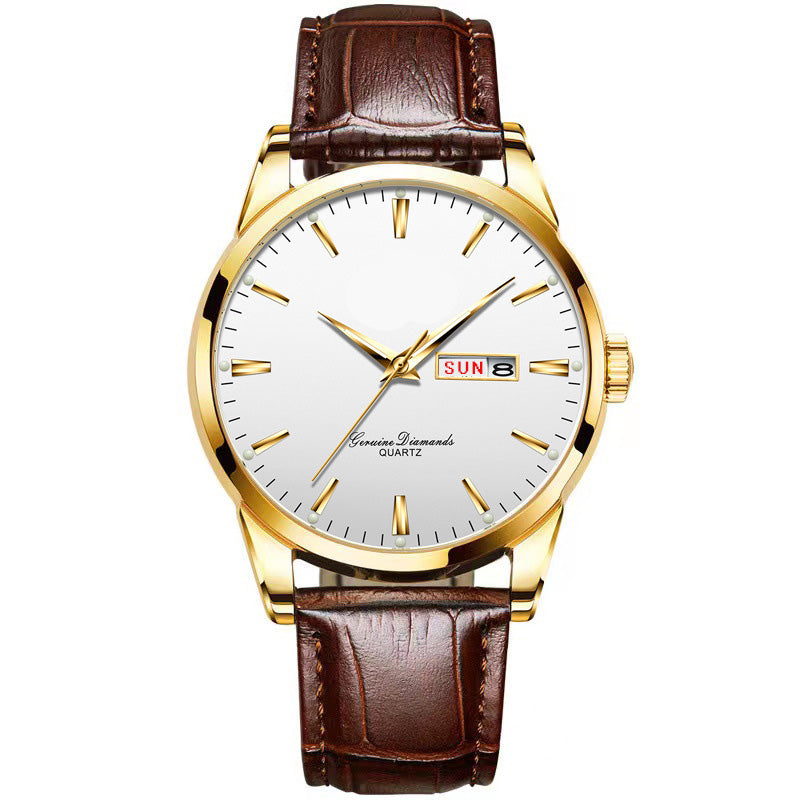 Men's Classic Dress Watch with Day-Date