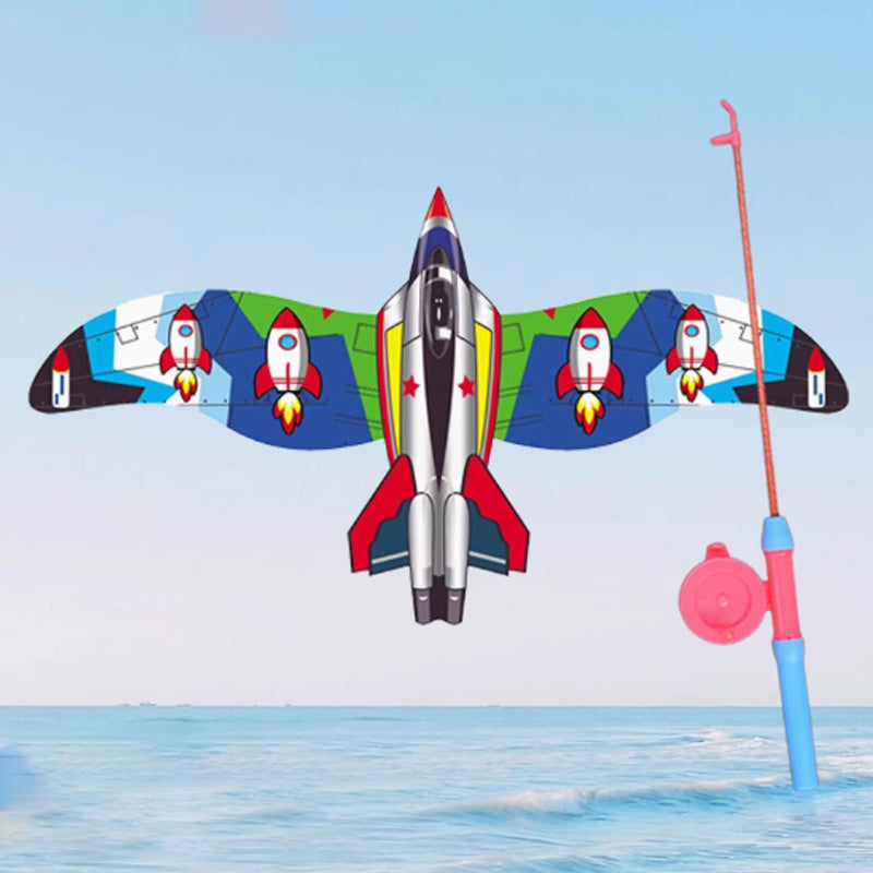 📢📢50% OFF !! ⏰Handheld Fishing Rod Kite Toy