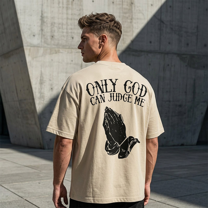 🎁2026 New Arrivals 59% OFF💥Men's Praying Hands Graphic Tee – Cotton, Casual, Symbolic, Versatile ✨