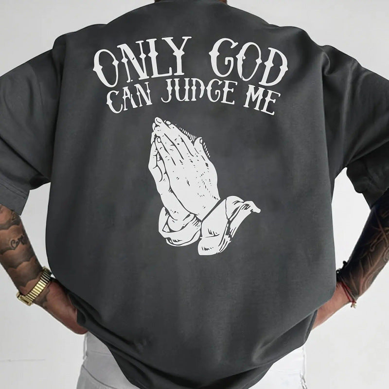 🎁2026 New Arrivals 59% OFF💥Men's Praying Hands Graphic Tee – Cotton, Casual, Symbolic, Versatile ✨